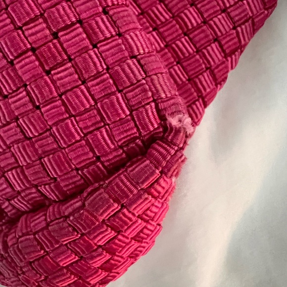 THE SAK CLUTCH/PURSE WOVEN PINK FABRIC - Picture 7 of 11